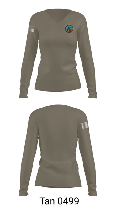 Atlanta fire station 7 “ THE ROCK” 42892340 Women's Long Sleeve V-neck Shirt - 41
