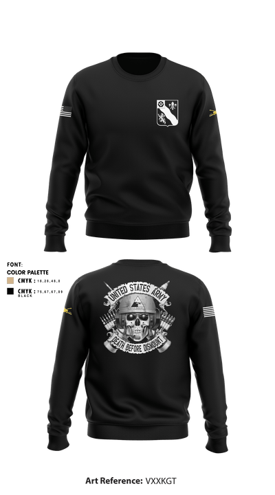 1ID 2ABCY 1-63 AR B CO 18576383 Crew Neck Sweatshirt - 1