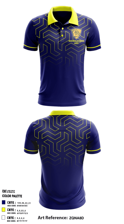 Martinez-Alhambra High School Golf 11823071 Short Sleeve Performance Polo - 1