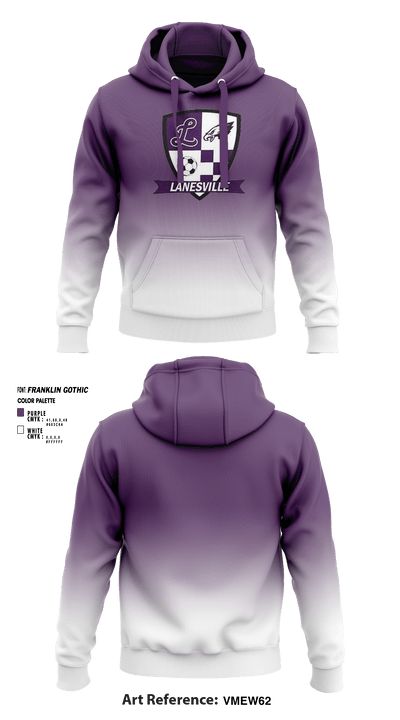 Lanesville Eagles Soccer 43471423 Hoodie - 2