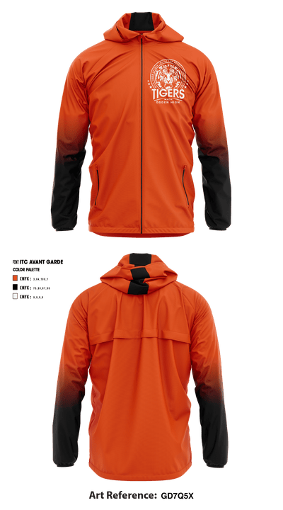 Ogden Tigers 30029752 Windbreaker - 1