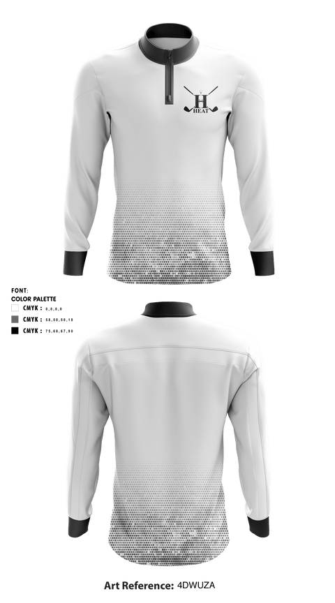 Quarter Zip Jacket, Gulf Coast Heat, Golf, Teamtime, Team time, sublimation, custom sports apparel, team uniforms, spirit wear, spiritwear, sports uniforms, custom shirts, team store, custom team store, fundraiser sports, apparel fundraiser