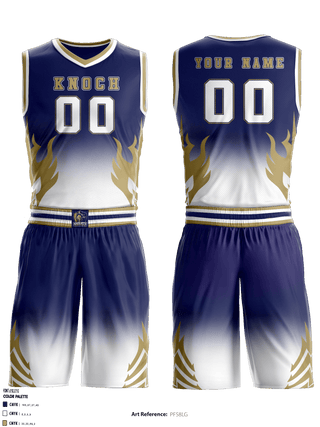 Mens Basketball Jersey, Knoch High School Basketball, Men's Basketball, Teamtime, Team time, sublimation, custom sports apparel, team uniforms, spirit wear, spiritwear, sports uniforms, custom shirts, team store, custom team store, fundraiser sports, apparel fundraiser
