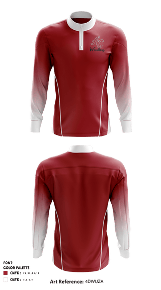 Quarter Zip Jacket, Abby-Colby Wrestling, Wrestling, Teamtime, Team time, sublimation, custom sports apparel, team uniforms, spirit wear, spiritwear, sports uniforms, custom shirts, team store, custom team store, fundraiser sports, apparel fundraiser