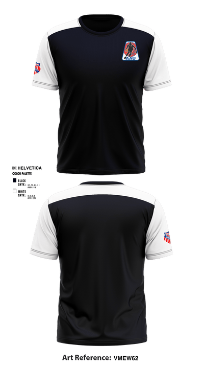 AAUBoys Basketball 19305589 Short Sleeve Performance Shirt - 1
