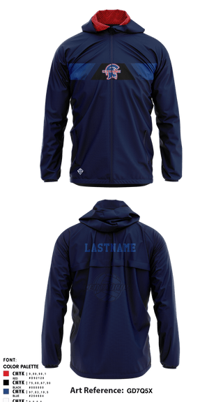 Windbreaker, Centaurus HS Warriors Boys Volleyball, Men's Volleyball, Teamtime, Team time, sublimation, custom sports apparel, team uniforms, spirit wear, spiritwear, sports uniforms, custom shirts, team store, custom team store, fundraiser sports, apparel fundraiser