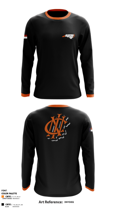 NC INVASION 17474736 Long Sleeve Performance Shirt - 1