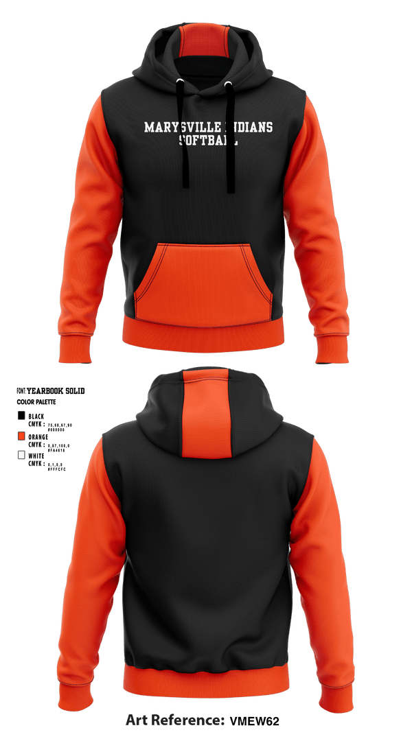Hoodie, Marysville indians, Softball, Teamtime, Team time, sublimation, custom sports apparel, team uniforms, spirit wear, spiritwear, sports uniforms, custom shirts, team store, custom team store, fundraiser sports, apparel fundraiser