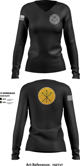 Women's Long Sleeve Vneck Shirt, , Army, Teamtime, Team time, sublimation, custom sports apparel, team uniforms, spirit wear, spiritwear, sports uniforms, custom shirts, team store, custom team store, fundraiser sports, apparel fundraiser