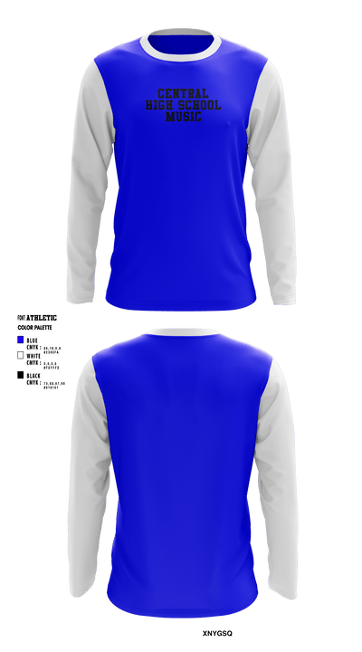 Central High School Music 77601435 Long Sleeve Performance Shirt - 1