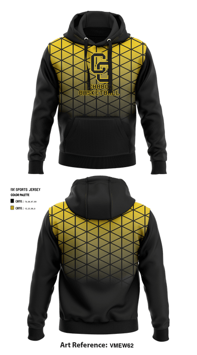 Chabot College Basketball 78764786 Hoodie - 1