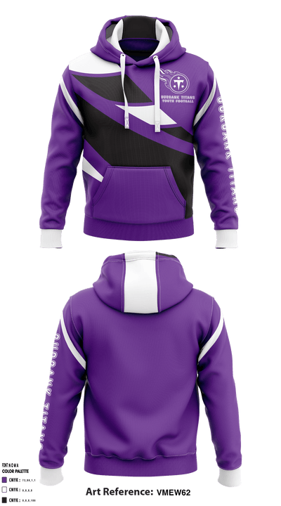 Burbank Titans Youth Football 7935190 Hoodie - 2