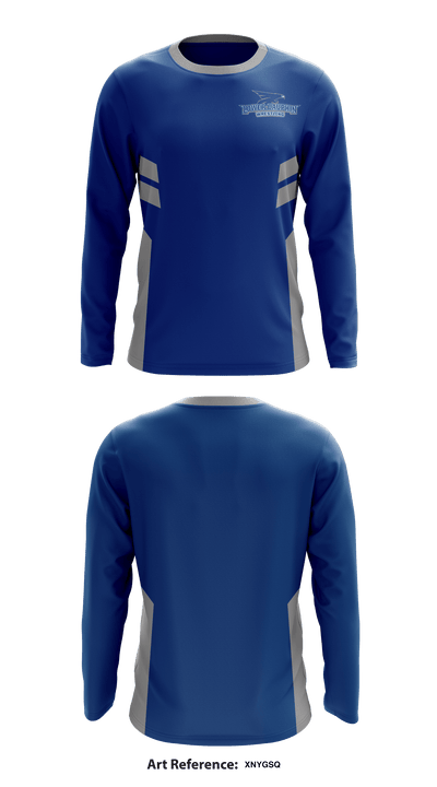 Lower Dauphin Wrestling 33141507 Long Sleeve Rash Guard Shirt - 1