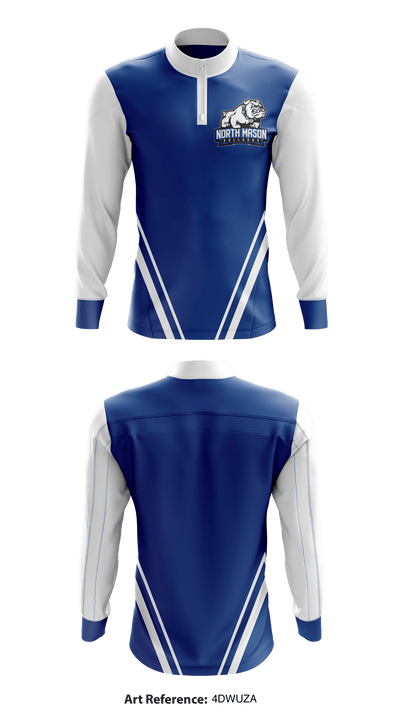 North Mason High School 86874889 Quarter Zip Jacket - 1