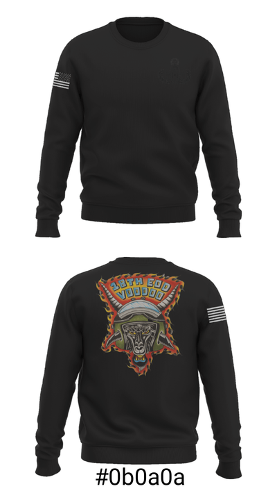 18th Ordnance Company EOD 8486026 Crew Neck Sweatshirt - 14