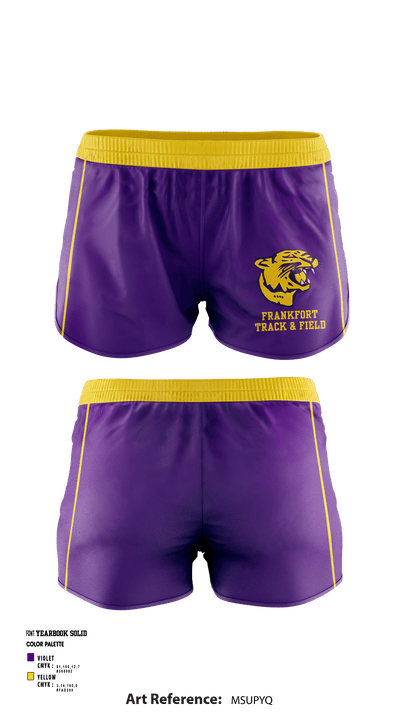 Frankfort High School Track 97612337 Women's Shorts - 1