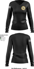 MCCES 11130096 Women's Long Sleeve V-neck Shirt - 1