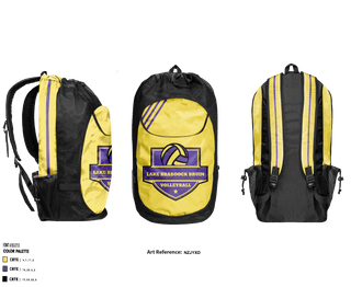 Gear Bag, Lake Braddock Secondary School Women's Volleyball, Women's Volleyball, Teamtime, Team time, sublimation, custom sports apparel, team uniforms, spirit wear, spiritwear, sports uniforms, custom shirts, team store, custom team store, fundraiser sports, apparel fundraiser