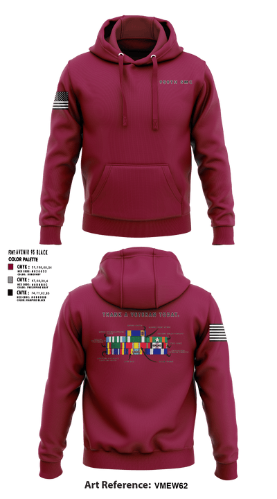950th SMC 2077241 Hoodie - 1