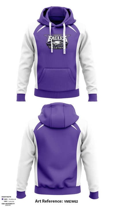 Crowley High School Golf 74696699 Hoodie - 1