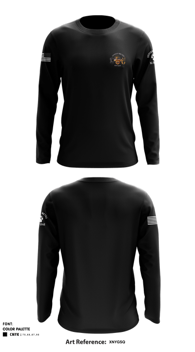DENVER METRO PROTECTIVE SERVICES K9 UNIT 53255835 Long Sleeve Performance Shirt - 1