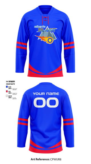 Hockey Jersey, Alberta Blast, Ice Hockey, Teamtime, Team time, sublimation, custom sports apparel, team uniforms, spirit wear, spiritwear, sports uniforms, custom shirts, team store, custom team store, fundraiser sports, apparel fundraiser