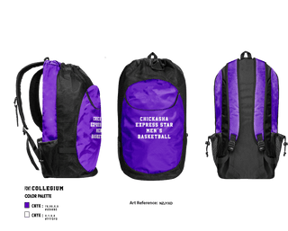 Gear Bag, Chickasha Express Star - Basketball, Men's Basketball, Teamtime, Team time, sublimation, custom sports apparel, team uniforms, spirit wear, spiritwear, sports uniforms, custom shirts, team store, custom team store, fundraiser sports, apparel fundraiser