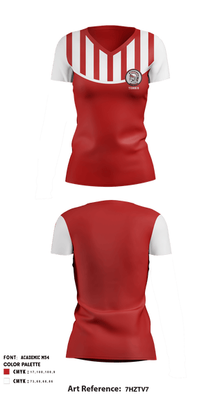 Women's Short Sleeve Vneck Shirt, Troy High School Tennis, Tennis, Teamtime, Team time, sublimation, custom sports apparel, team uniforms, spirit wear, spiritwear, sports uniforms, custom shirts, team store, custom team store, fundraiser sports, apparel fundraiser