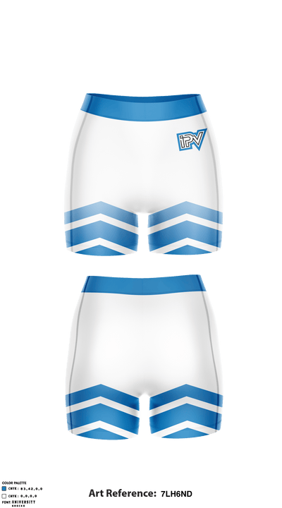 Illinois Performance Volleyball 65801807 Women's Compression Shorts - 2