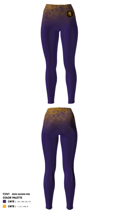 Pieper High School Cross Country 70107216 Womens Leggings - 1