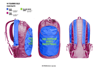 Gear Bag, LED ZEPPELIN, Men's Basketball, Teamtime, Team time, sublimation, custom sports apparel, team uniforms, spirit wear, spiritwear, sports uniforms, custom shirts, team store, custom team store, fundraiser sports, apparel fundraiser