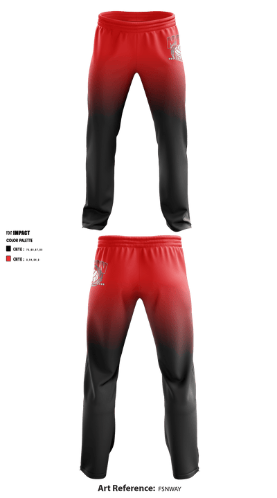 NCWVBC Volleyball 91893298 Sweatpants - 1