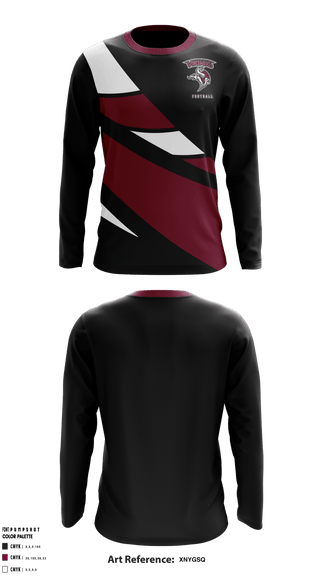 Long Sleeve Performance Shirt, Southgate Vikings, Football, Teamtime, Team time, sublimation, custom sports apparel, team uniforms, spirit wear, spiritwear, sports uniforms, custom shirts, team store, custom team store, fundraiser sports, apparel fundraiser