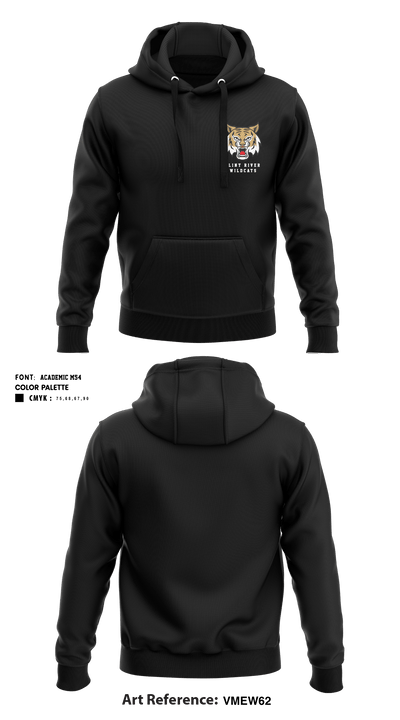 Flint River Wildcats 89708020 Hoodie - 1