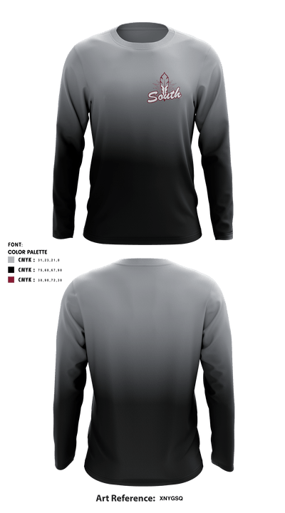 Coastal Alabama Baseball 56455274 Long Sleeve Performance Shirt - 2