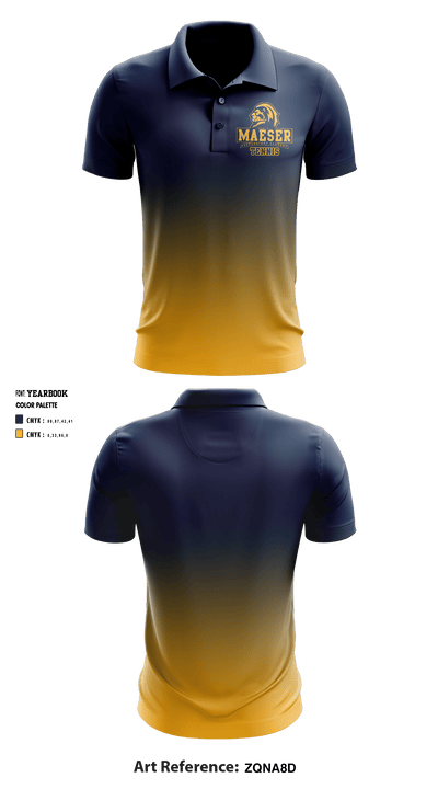Karl G Maeser Preparatory Academy Tennis 50713189 Short Sleeve Performance Polo - 2