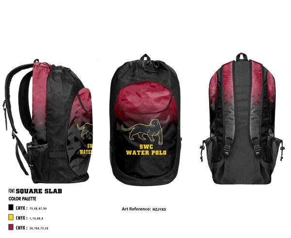 Gear Bag, Southwestern College Water Polo, School Spirit Store, Teamtime, Team time, sublimation, custom sports apparel, team uniforms, spirit wear, spiritwear, sports uniforms, custom shirts, team store, custom team store, fundraiser sports, apparel fundraiser