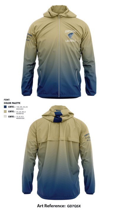 Centenary Cyclones 22275610 Windbreaker - 1