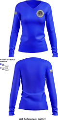 Navy International Programs Office 21438781 Women's Long Sleeve V-neck Shirt - 1