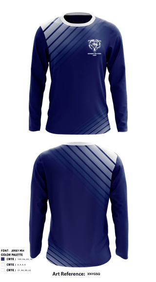 Long Sleeve Performance Shirt, Barringer High School Cheer, School Spirit Store, Teamtime, Team time, sublimation, custom sports apparel, team uniforms, spirit wear, spiritwear, sports uniforms, custom shirts, team store, custom team store, fundraiser sports, apparel fundraiser