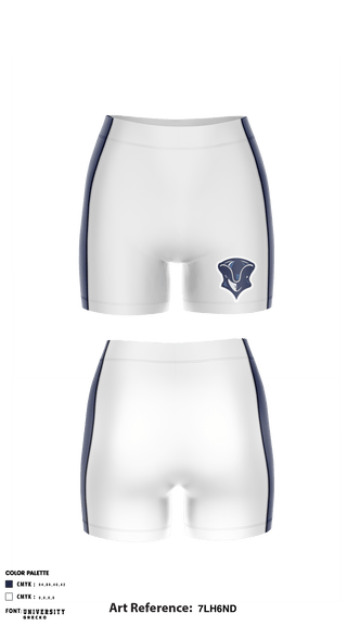Compression Shorts, Ozark Christian College Women's Volleyball, Women's Volleyball, Teamtime, Team time, sublimation, custom sports apparel, team uniforms, spirit wear, spiritwear, sports uniforms, custom shirts, team store, custom team store, fundraiser sports, apparel fundraiser