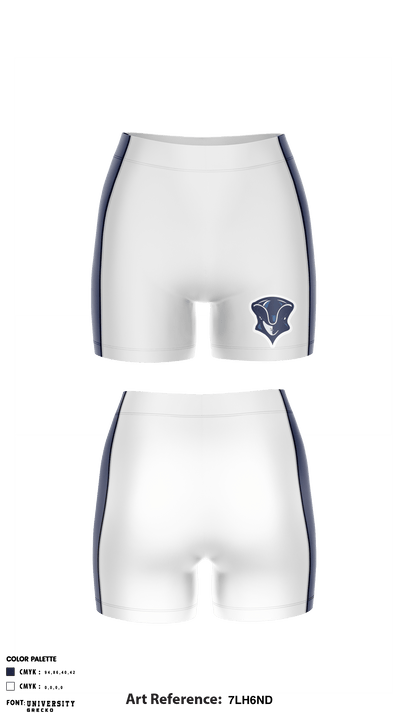 Ozark Christian College Women's Volleyball 64005652 Compression Shorts - 2