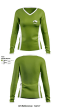 liferunningeagles 11233911 Women's Long Sleeve V-neck Shirt - 1