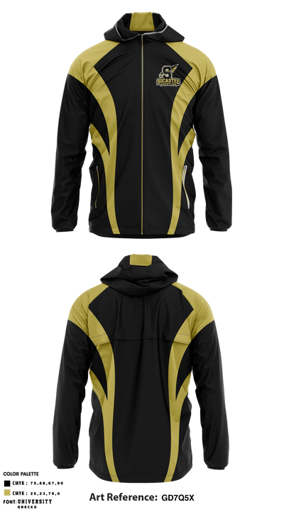 Socastee High School Wrestling 7978381 Windbreaker - 1