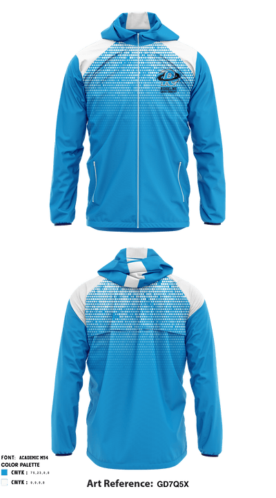 Ridgeline Middle School Cross Country 13023057 Windbreaker - 1