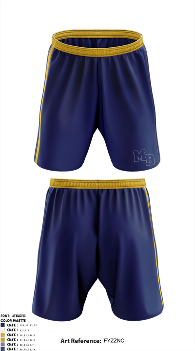 Mt Bethel Christian Academy Upper School Basketball 66174729 Athletic Shorts With Pockets - 3
