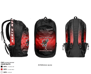 Gear Bag, North Medford Soccer, Women's Soccer, Teamtime, Team time, sublimation, custom sports apparel, team uniforms, spirit wear, spiritwear, sports uniforms, custom shirts, team store, custom team store, fundraiser sports, apparel fundraiser