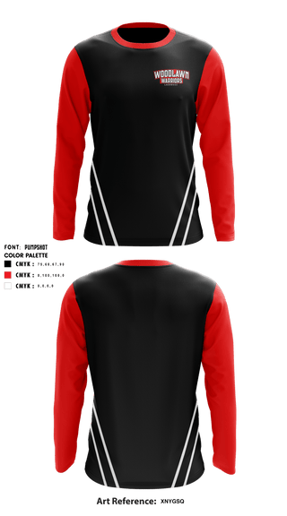 Long Sleeve Performance Shirt, Woodlawn Warriors, Men's Lacrosse, Teamtime, Team time, sublimation, custom sports apparel, team uniforms, spirit wear, spiritwear, sports uniforms, custom shirts, team store, custom team store, fundraiser sports, apparel fundraiser