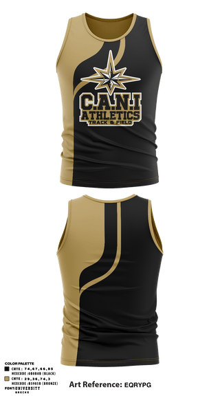 Tank Top, C.A.N.I Athletics Track & Field, Track & Field, Teamtime, Team time, sublimation, custom sports apparel, team uniforms, spirit wear, spiritwear, sports uniforms, custom shirts, team store, custom team store, fundraiser sports, apparel fundraiser