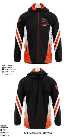 Windbreaker, North canton Hoover Vikings baseball, Baseball, Teamtime, Team time, sublimation, custom sports apparel, team uniforms, spirit wear, spiritwear, sports uniforms, custom shirts, team store, custom team store, fundraiser sports, apparel fundraiser